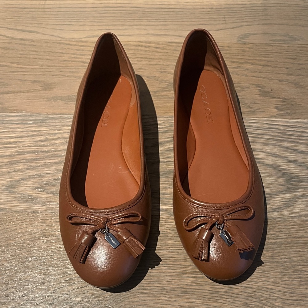 Coach Bea Saddle Sad Flats